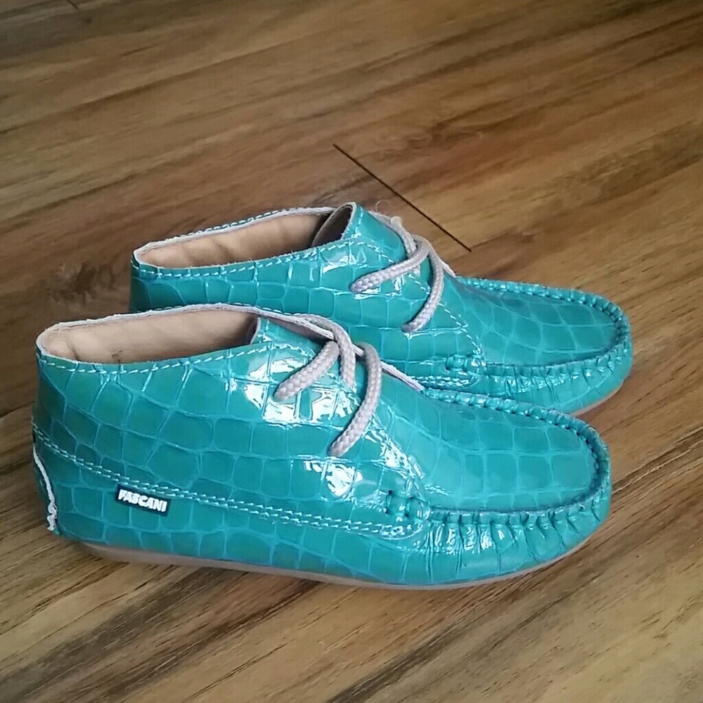 FASCANI Alligator Print Shoes - NEW